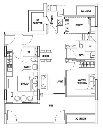 Urban Vista - Floor Plan