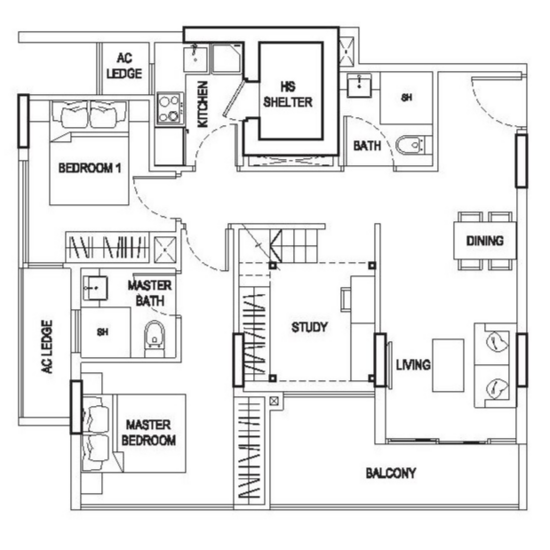Urban Vista - Floor Plan
