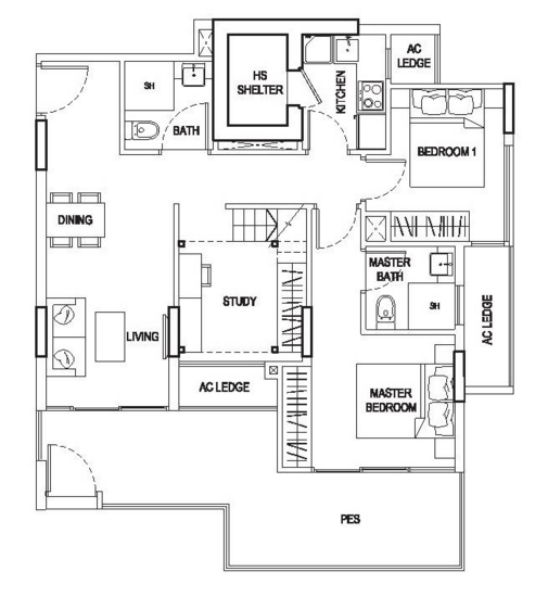 Urban Vista - Floor Plan
