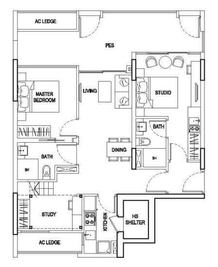 Urban Vista - Floor Plan
