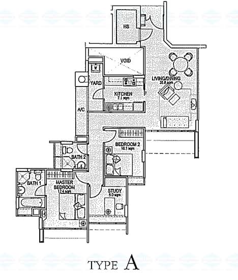 Changi Rise Condo - Floor Plan