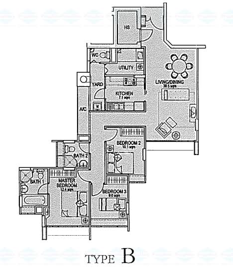 Changi Rise Condo - Floor Plan