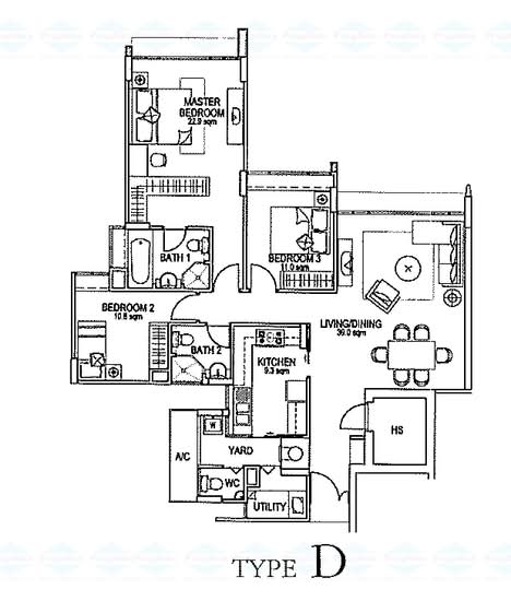 Changi Rise Condo - Floor Plan