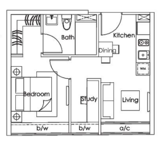 Vibes @ East Coast - Floor Plan
