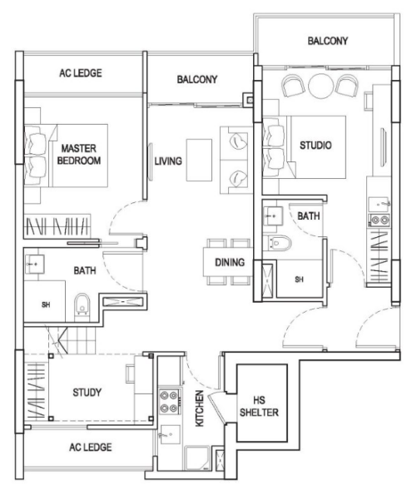 Urban Vista - Floor Plan