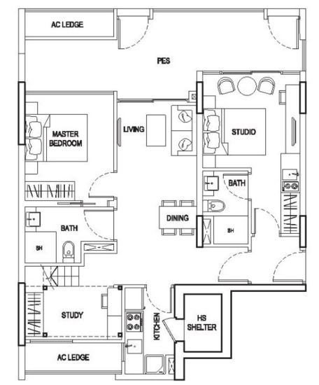 Urban Vista - Floor Plan