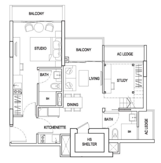Urban Vista - Floor Plan