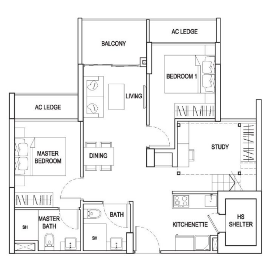 Urban Vista - Floor Plan