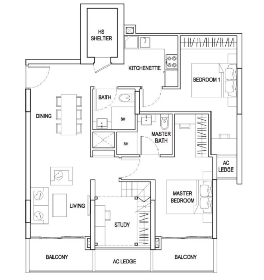Urban Vista - Floor Plan