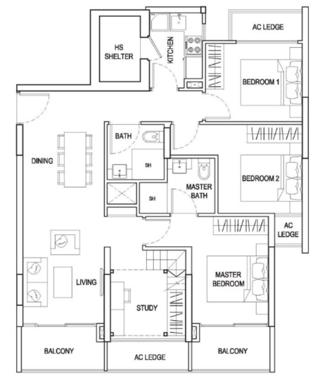 Urban Vista - Floor Plan