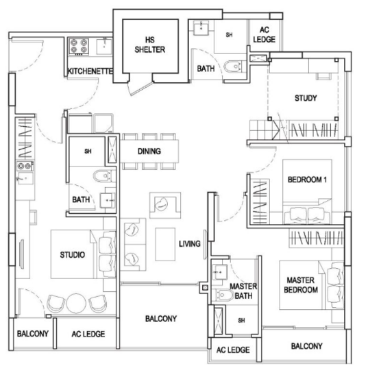 Urban Vista - Floor Plan