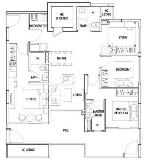 Urban Vista - Floor Plan