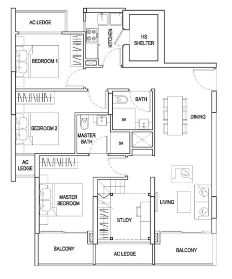Urban Vista - Floor Plan