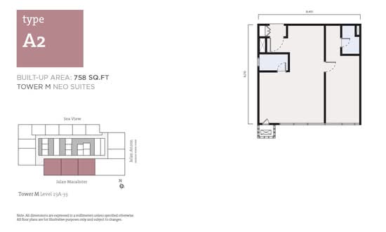 Tropicana 218 Macalister - Floor Plan - iProperty.com.my