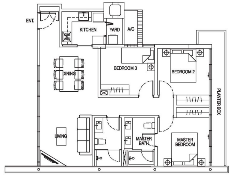 Cubik, 79 Lorong K Telok Kurau, 3 Bedrooms, 1,119 sqft, Apartment For Sale, by Cheah Poh Khim, 500108177 - PropertyGuru.com.sg