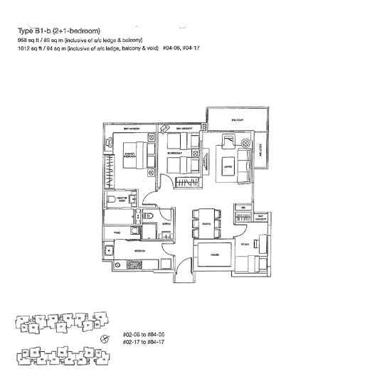 The Foliage - Floor Plan