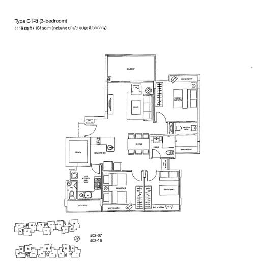 The Foliage - Floor Plan
