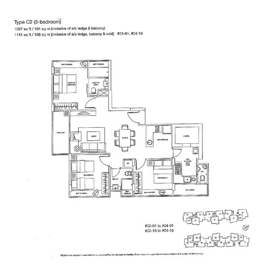 The Foliage - Floor Plan