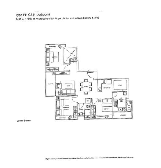 The Foliage - Floor Plan