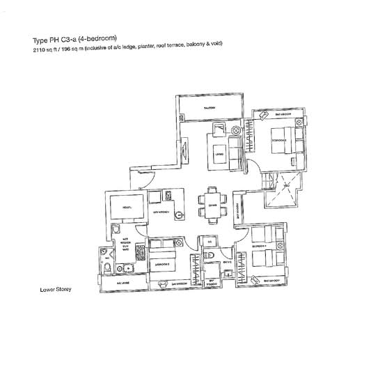 The Foliage - Floor Plan