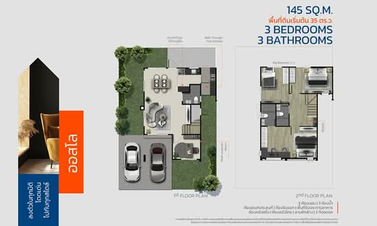 ANDA Ratchaphruek-Chaengwatthana : อันดา ราชพฤกษ์-แจ้งวัฒนะ - Floor Plan