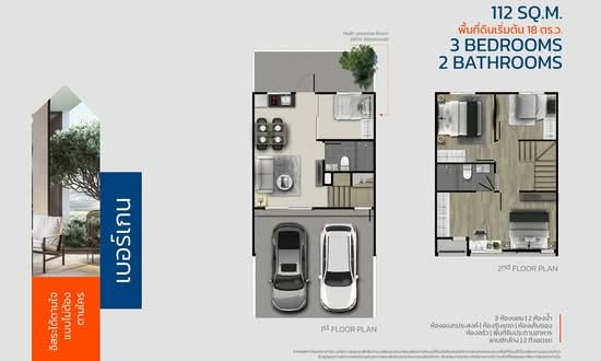 ANDA Ratchaphruek-Chaengwatthana : อันดา ราชพฤกษ์-แจ้งวัฒนะ - Floor Plan