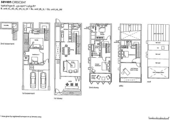 Seven Crescent - Floor Plan