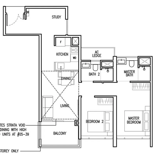 The Commodore - Floor Plan