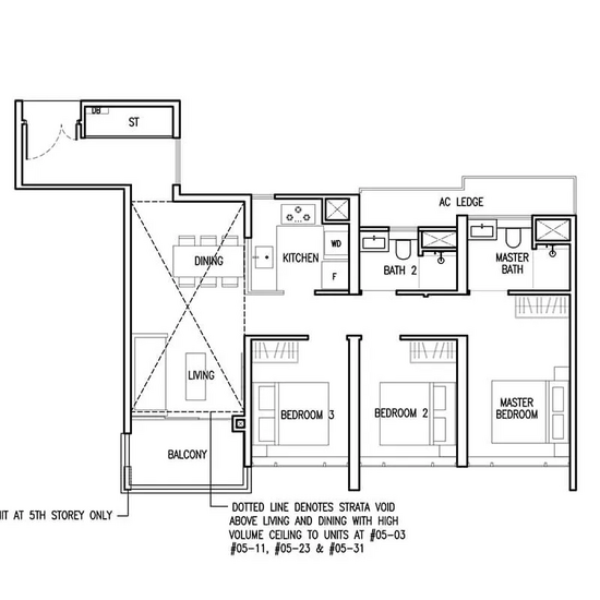 The Commodore - Floor Plan