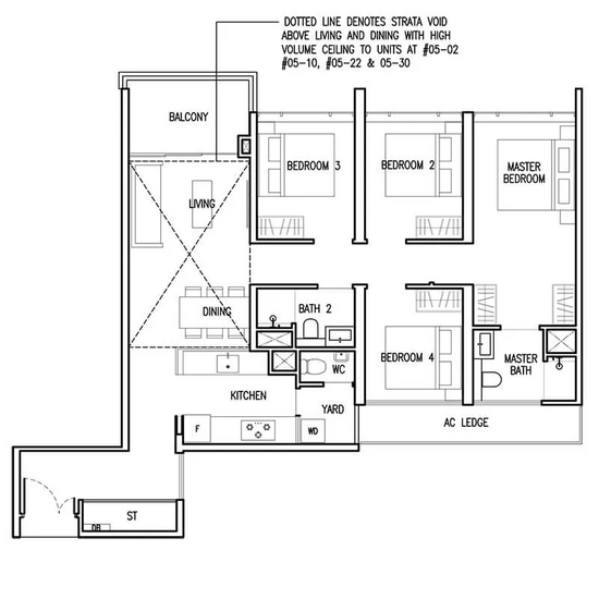 The Commodore - Floor Plan