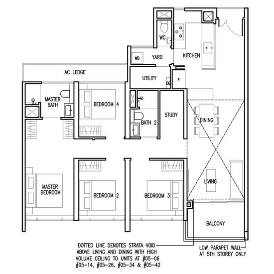 The Commodore - Floor Plan