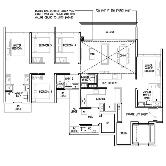 The Commodore - Floor Plan