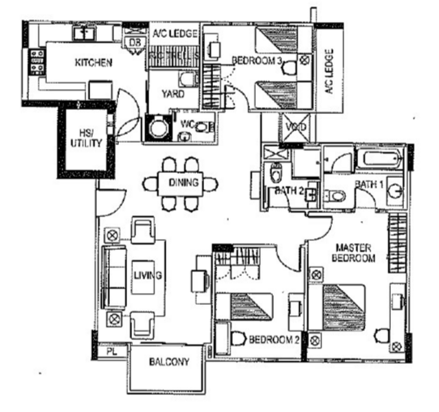 Sims Green, 9 Lorong 27A Geylang, 3 Bedrooms, 1,238 sqft, Apartment For Sale, by Gladwin Quek, 500185734 - PropertyGuru.com.sg