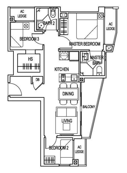 Ascent @ 456, 456 Balestier Road, Balestier / Toa Payoh, 3 Bedrooms, 689 sqft, Apartment For Rent, by Siyo Jun Jie Andrew, 60147730 - PropertyGuru.com.sg