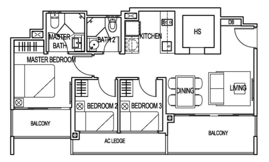 Ascent @ 456 - Floor Plan