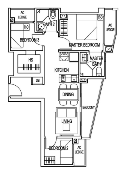 Ascent @ 456 - Floor Plan