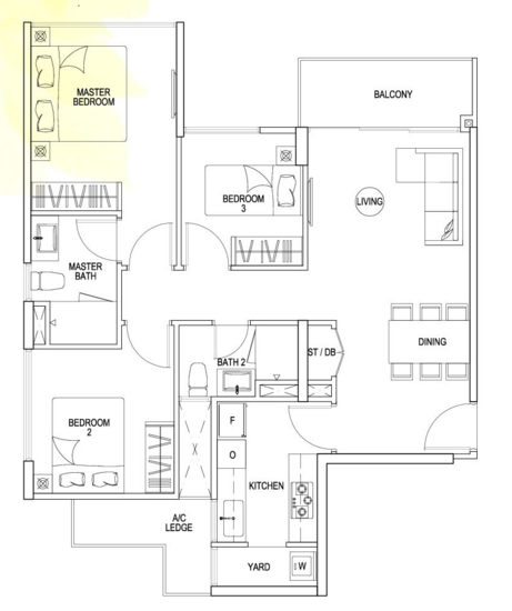 The Rainforest - Floor Plan