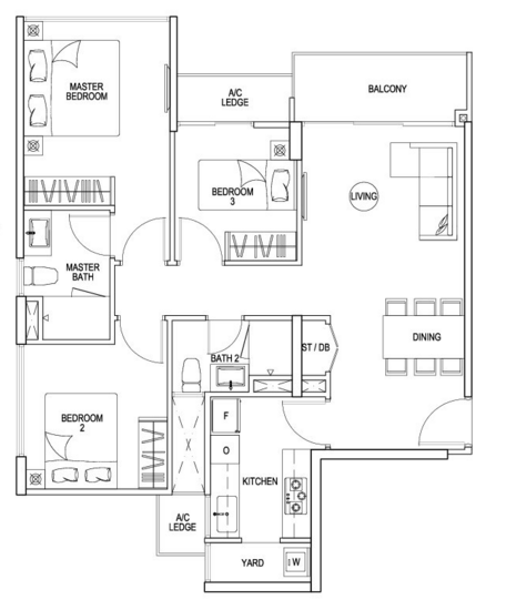 The Rainforest - Floor Plan