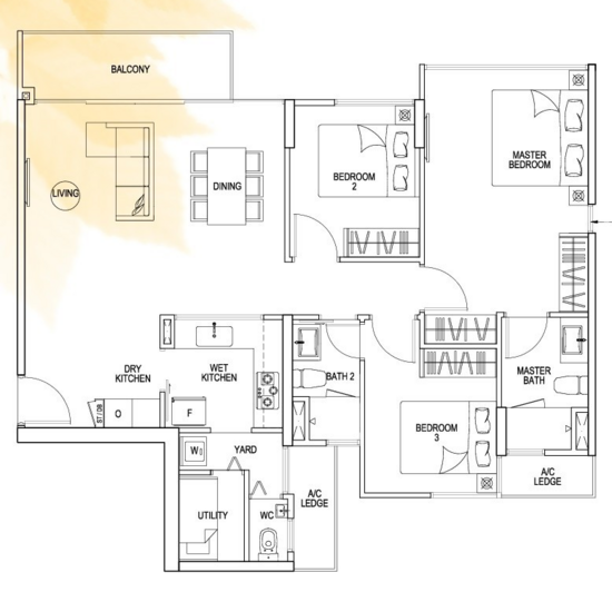 The Rainforest - Floor Plan