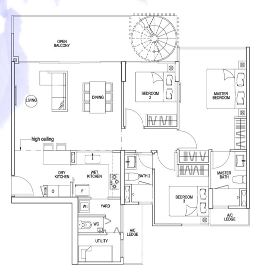 The Rainforest - Floor Plan