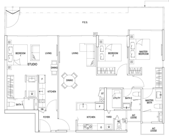 The Rainforest - Floor Plan