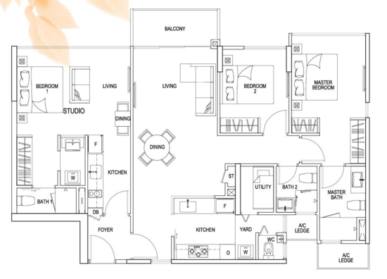 The Rainforest - Floor Plan