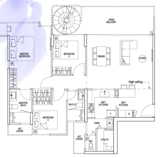 The Rainforest - Floor Plan