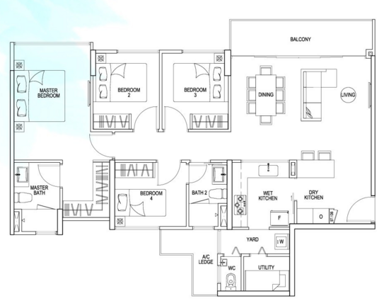 The Rainforest - Floor Plan