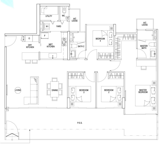 The Rainforest - Floor Plan