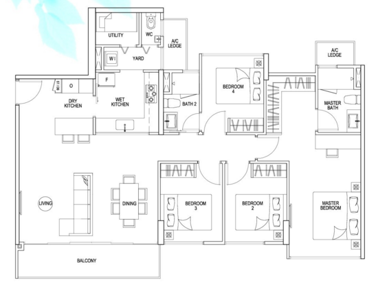 The Rainforest - Floor Plan