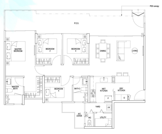 The Rainforest - Floor Plan