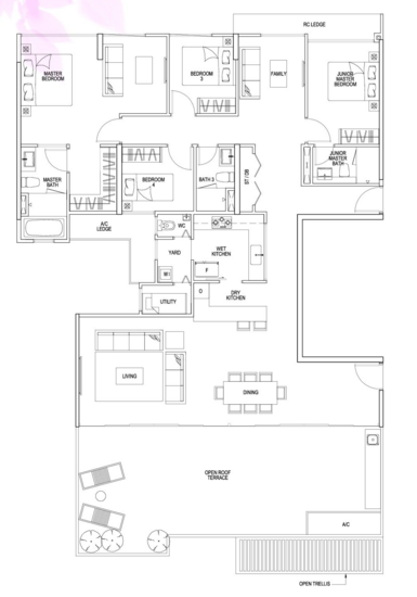 The Rainforest - Floor Plan
