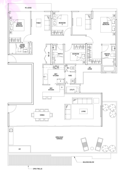 The Rainforest - Floor Plan