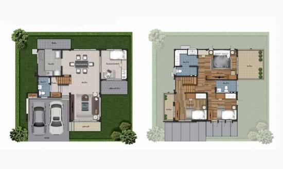 Villa Nova Watcharapol-Saimai - Floor Plan